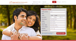 Desktop Screenshot of agarwalmatrimony.com